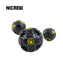 Load image into Gallery viewer, Nicrew Pet Dog Treat Training Chew Sound Food Dispenser Toy Squeaky Ball Leakage Food Ball Toy For Dog Pet Outdoor Easy Carry
