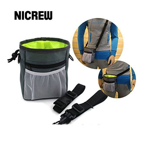 Nicrew 2017 New Pet Dog Training Treat Snack Bait Dog Obedience Agility Outdoor Pouch Food Bag Dogs Snack Bag Pack Pouch