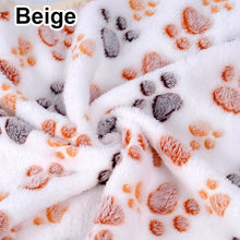 Load image into Gallery viewer, Nicrew 40 x 60cm Cute Floral Pet Sleep Warm Paw Print Dog Cat Mat Puppy Fleece Soft Blanket Beds Pet Mats Sofas Pet Supplies