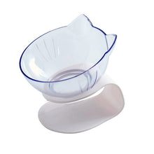 Load image into Gallery viewer, NICREW Cat Bowls Transparent safe Material Non-slip Pet Food Water Bowls With Protection Cervical For Cats Dogs Feeders Supplies