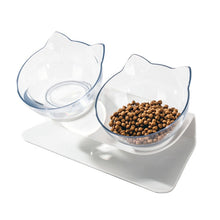 Load image into Gallery viewer, NICREW Cat Bowls Transparent safe Material Non-slip Pet Food Water Bowls With Protection Cervical For Cats Dogs Feeders Supplies